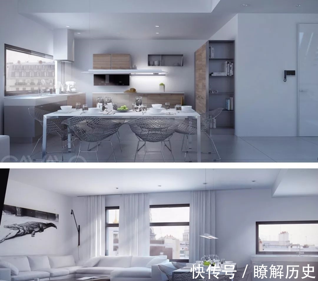 餐椅|现代风格餐厅设计,时尚流行与实用功能的结合