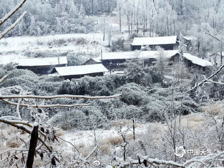 龙山|湖南龙山雪后如冰雪世界