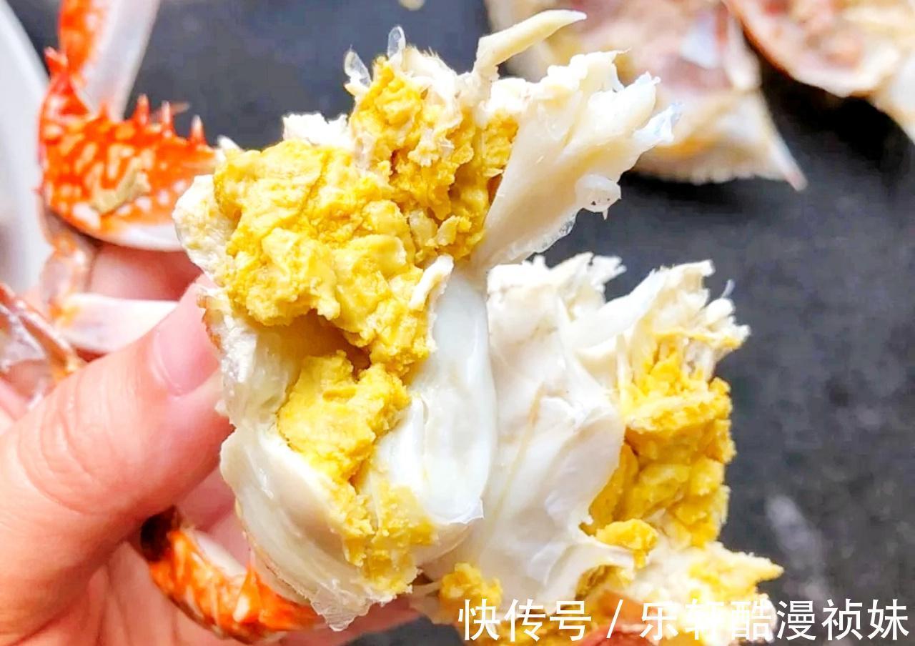 大闸蟹|蒸梭子蟹总是掉腿那是蒸法错了！教你3个技巧，鲜嫩多汁不掉腿