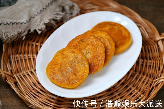 怎样做出完美的南瓜饼不油炸金黄软糯更有营养,孩子还爱吃