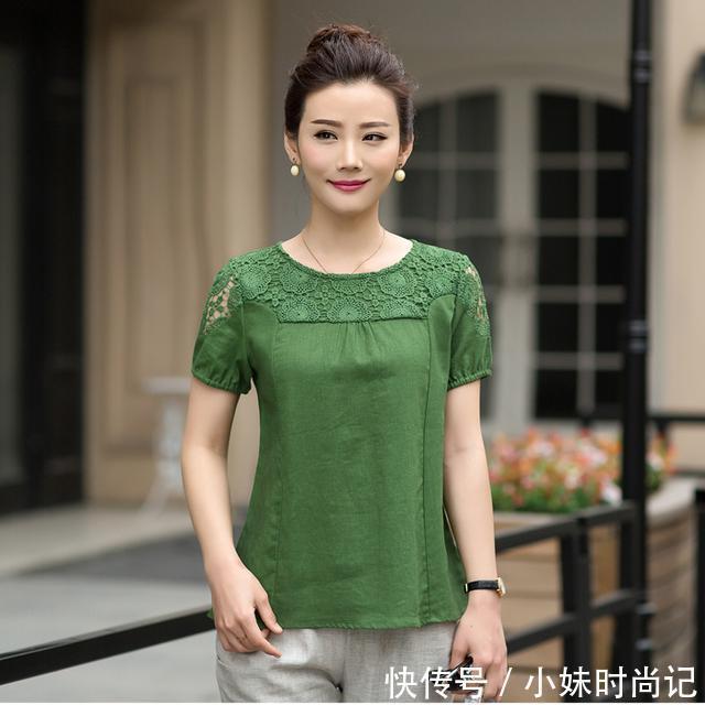 t恤|女人无论多大别穿的太老,这9款上衣大方优雅又时髦