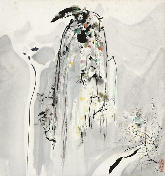 吴冠中|“中国画”吴冠中画的太好,中国画在他笔下活了起来