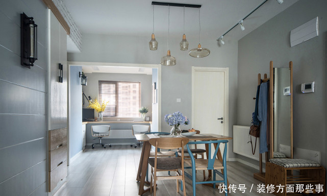 三居室|120平北欧风三居室,各个居室柔和淡雅,独立且相融