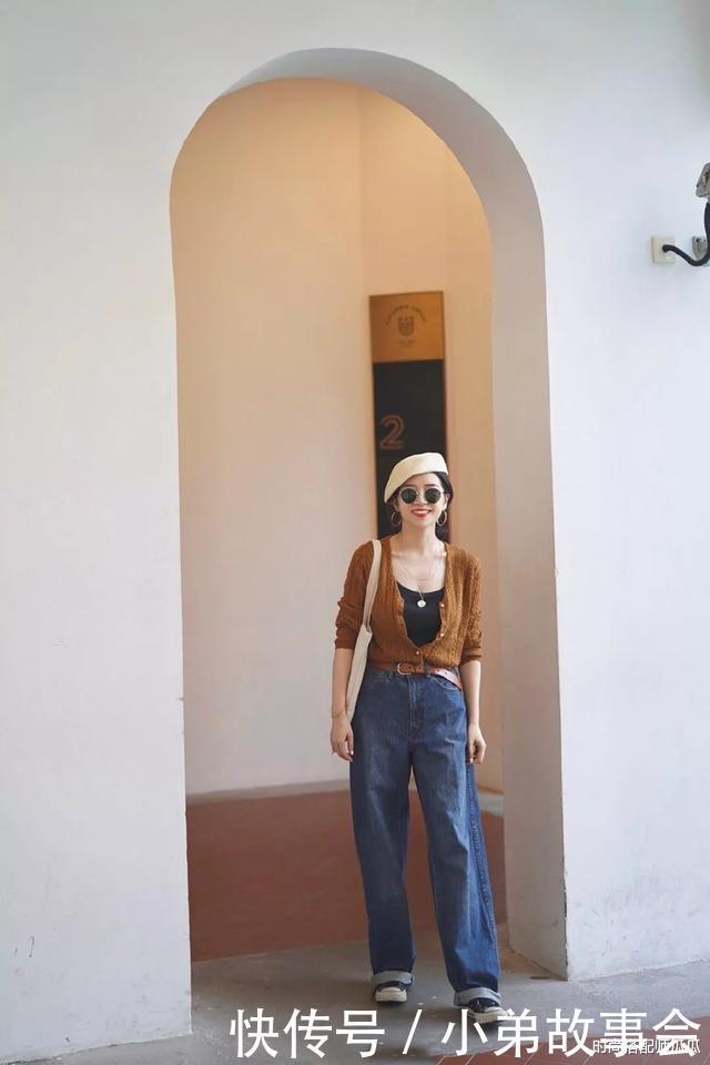今年流行的针织衫还不会穿跟着三木博主这样穿,时髦又减龄