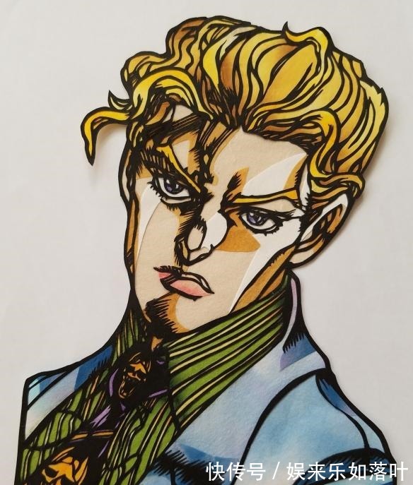 艺术家|日本艺术家做JOJO剪纸,吉良吉影完美还原,乔鲁诺更让人惊艳