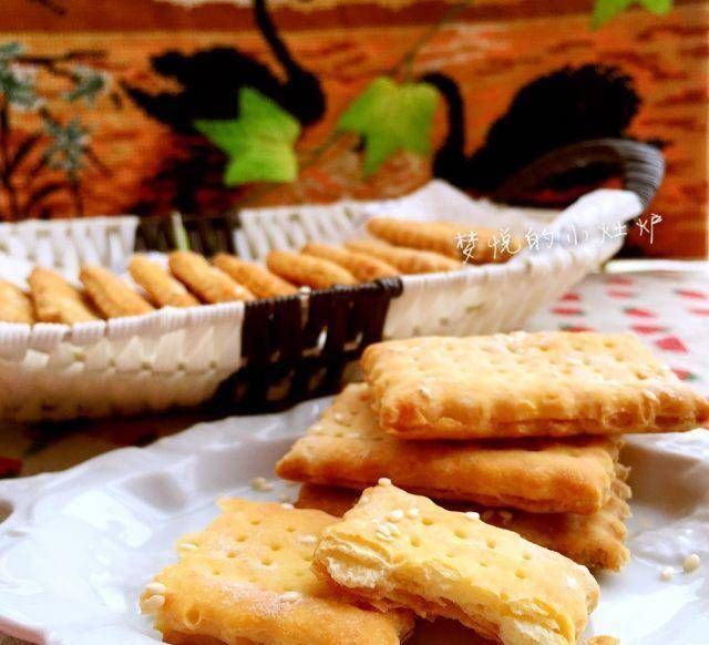 特别|芝麻咸脆饼干,香酥可口,营养健康,特别美味