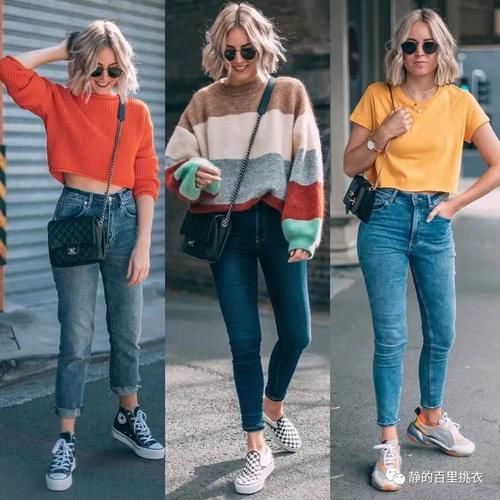 穿不腻的牛仔裤！有N种搭配组合，春天穿百搭时尚又洋气