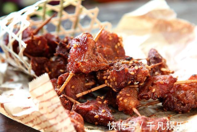 羊肉|牙签羊肉，羊肉的简单做法，味道真不错