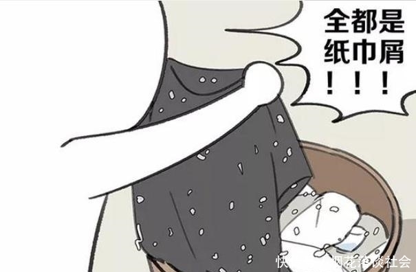 报复|搞笑漫画：当纸巾也打算向人类报复，人类还能做些什么？！