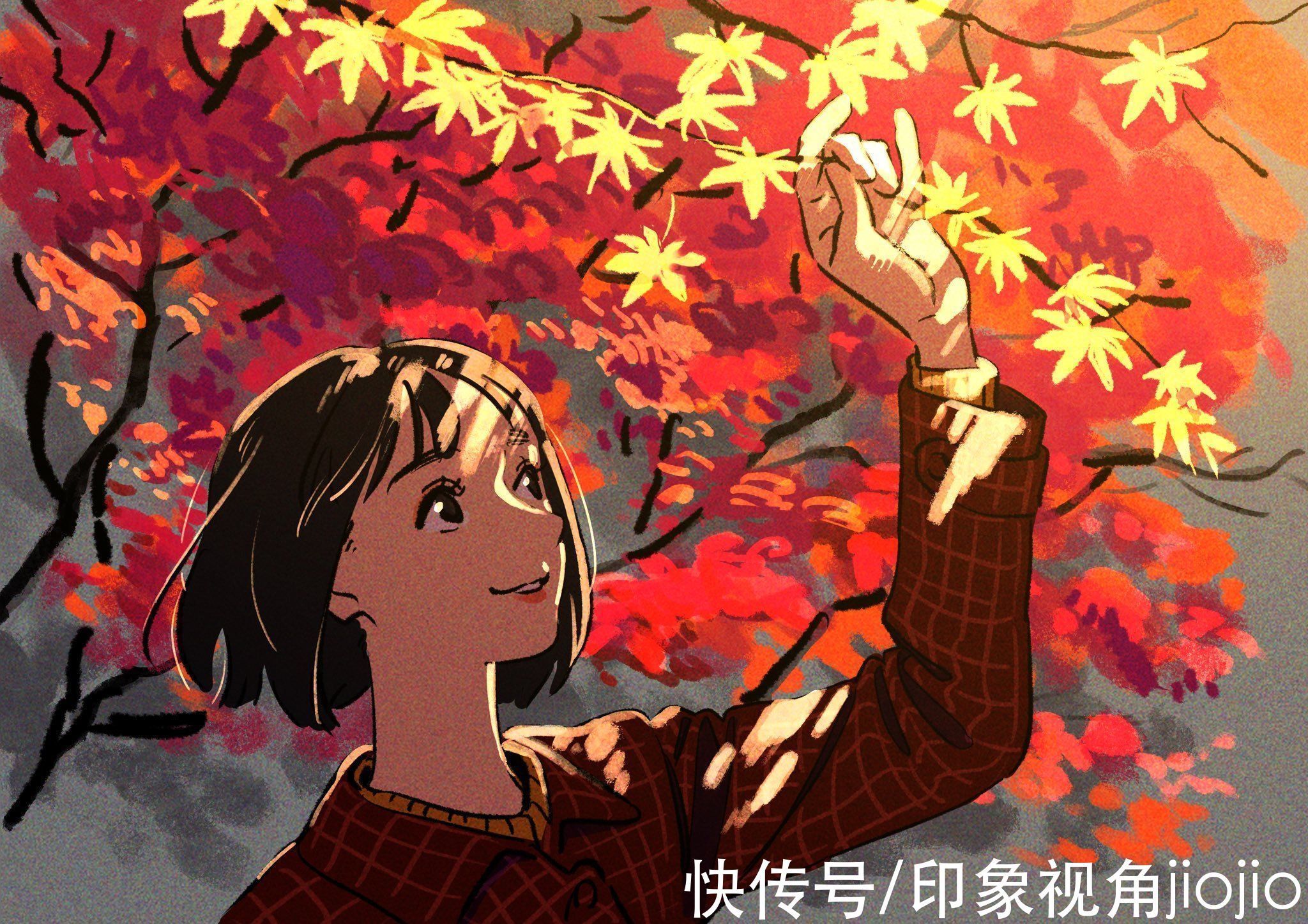 插画|复古感的动漫美少女插画,第一眼就被惊艳到了