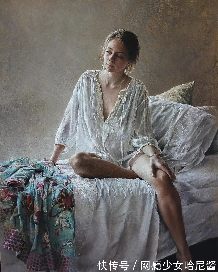 画种|赏心悦目，活色生香——女画家色粉笔下极致唯美的女性人体肖像