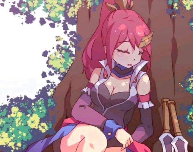 花木兰|王者荣耀漫画:兰陵王发现花木兰在野外睡觉;居然这样对花木兰!