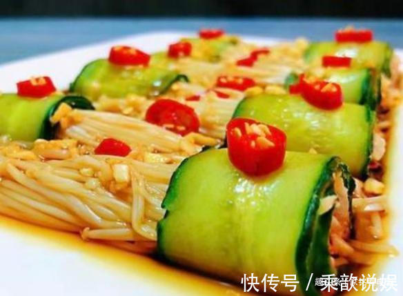 涝汁凉拌金针菇|美食推荐香辣凤爪，茭白炒肉，涝汁凉拌金针菇，豆豉茄子炒豆角