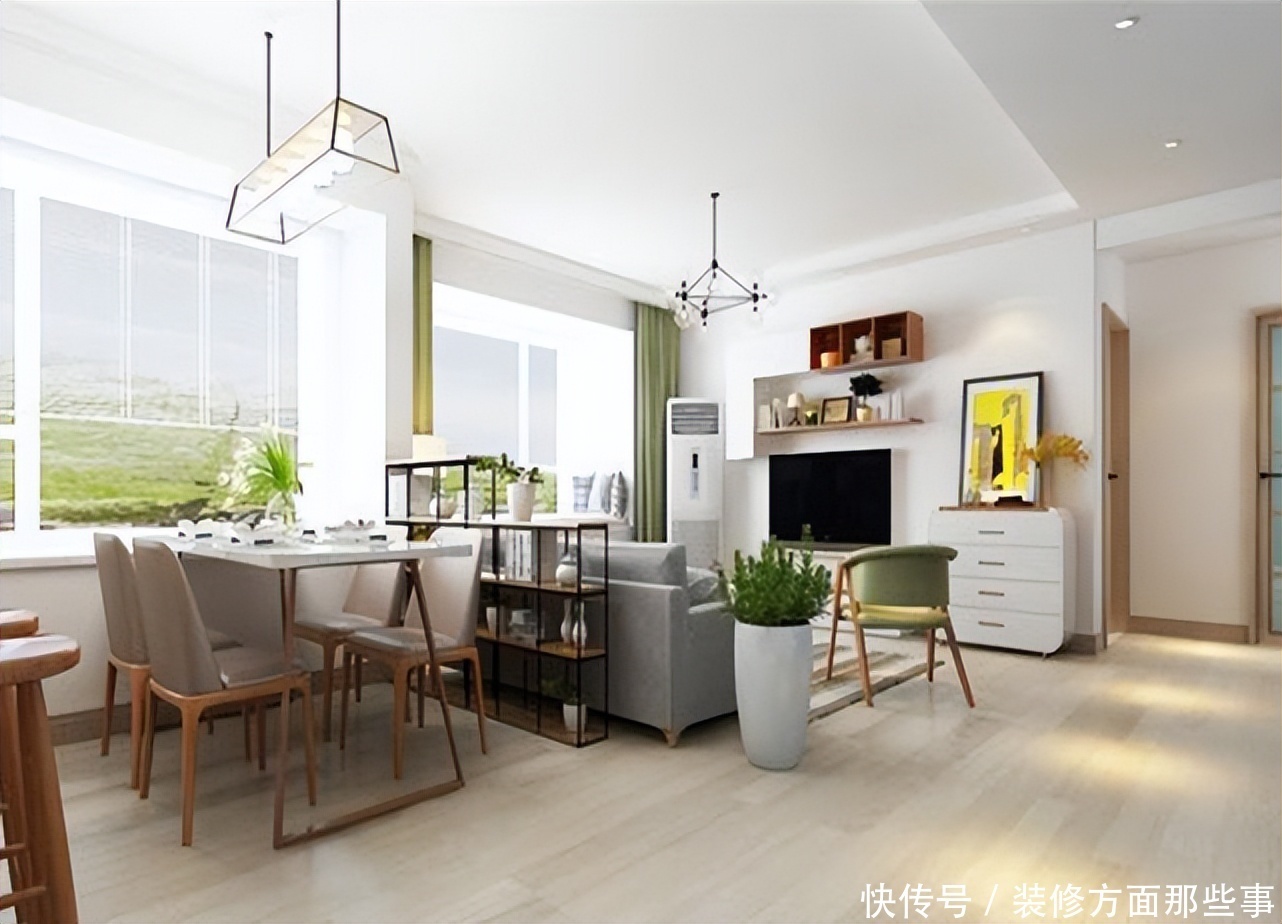 吊灯|1120平三居室整个空间更加清新舒适,又不失品味