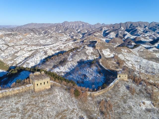 无人机照片|河北迁西：雪后长城