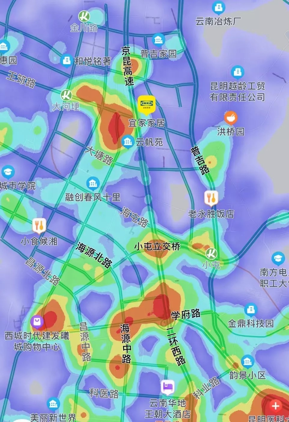 板块|大数据!昆明五区最红热力图曝光,暗藏房价逻辑!