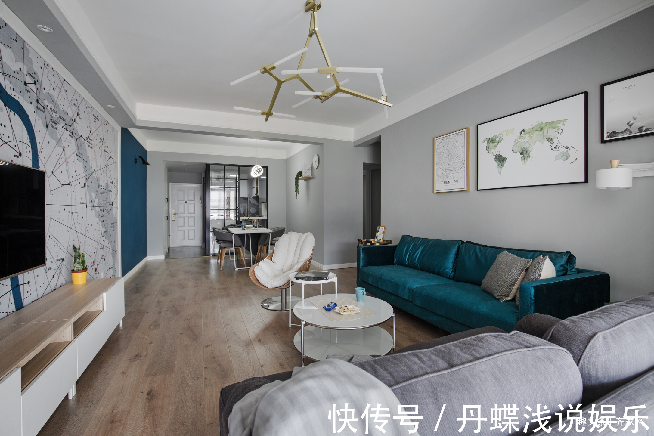 玻璃房|现代北欧玻璃房厨房设计,烹饪之余,望向玩闹的孩童,是一种幸福