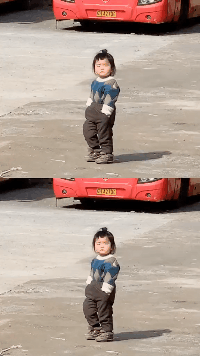 |搞笑GIF：女朋友总是这样出现 我的小心脏都快受不了了