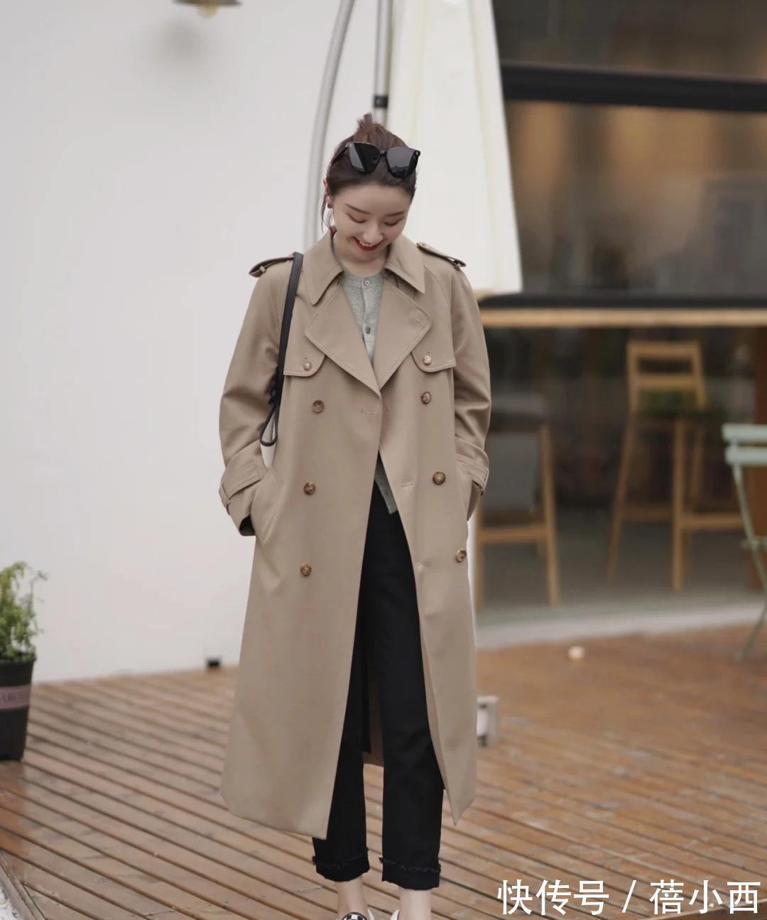 小蛮腰 今年“风衣”才是最in的存在,搭配小黑裤、半身裙,显瘦又显高