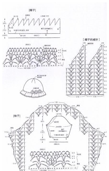 套装 3款活泼可爱的宝宝编织套装,附详细图解,宝妈们都说好看