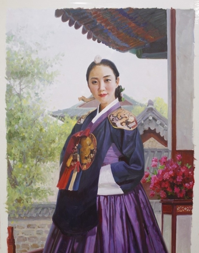 朝鲜|画出自信、画出活力、画出风采——朝鲜人物油画肖像作品赏析之二