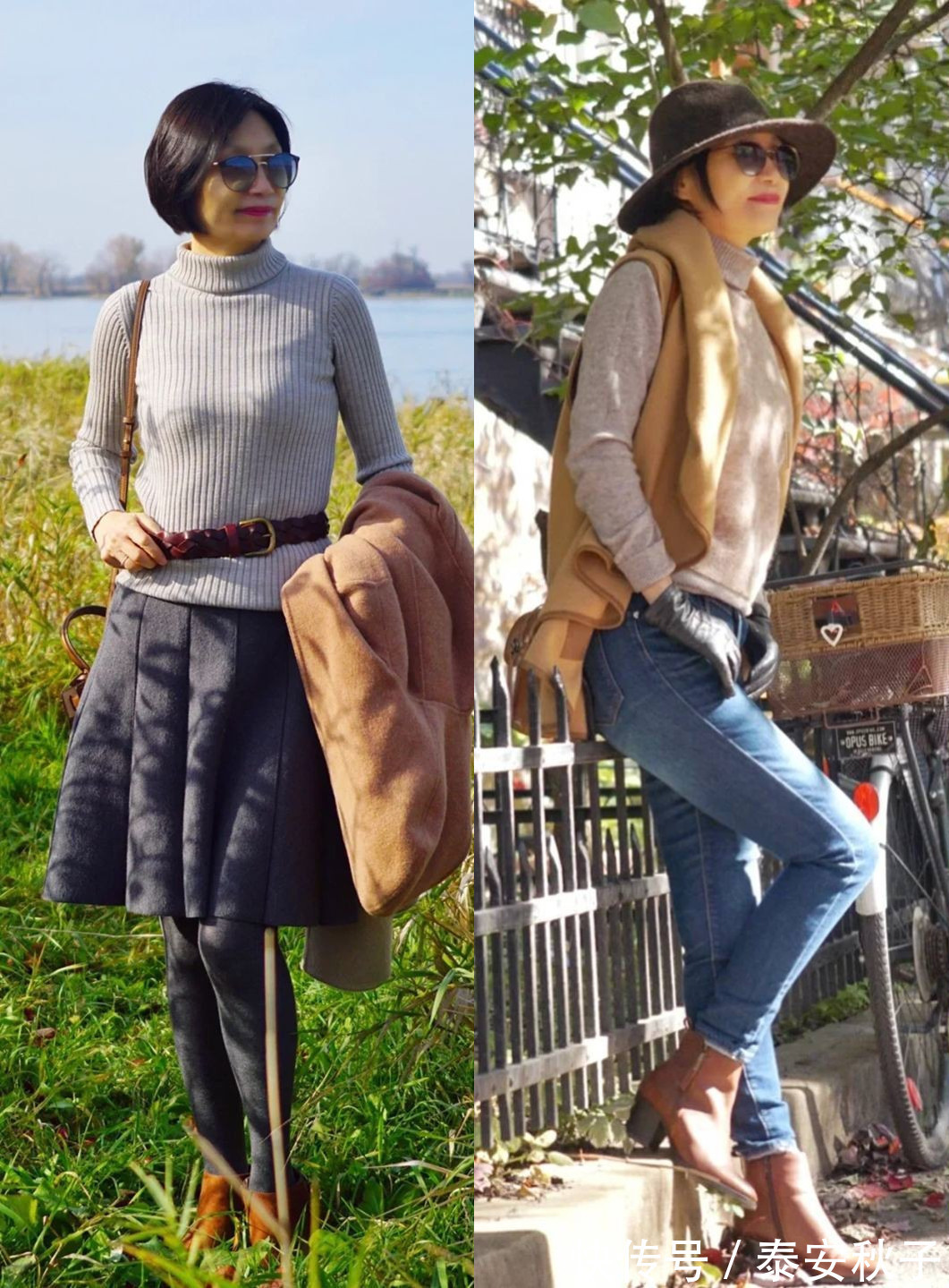 时髦 50岁女人春天这样穿:时髦又高级!