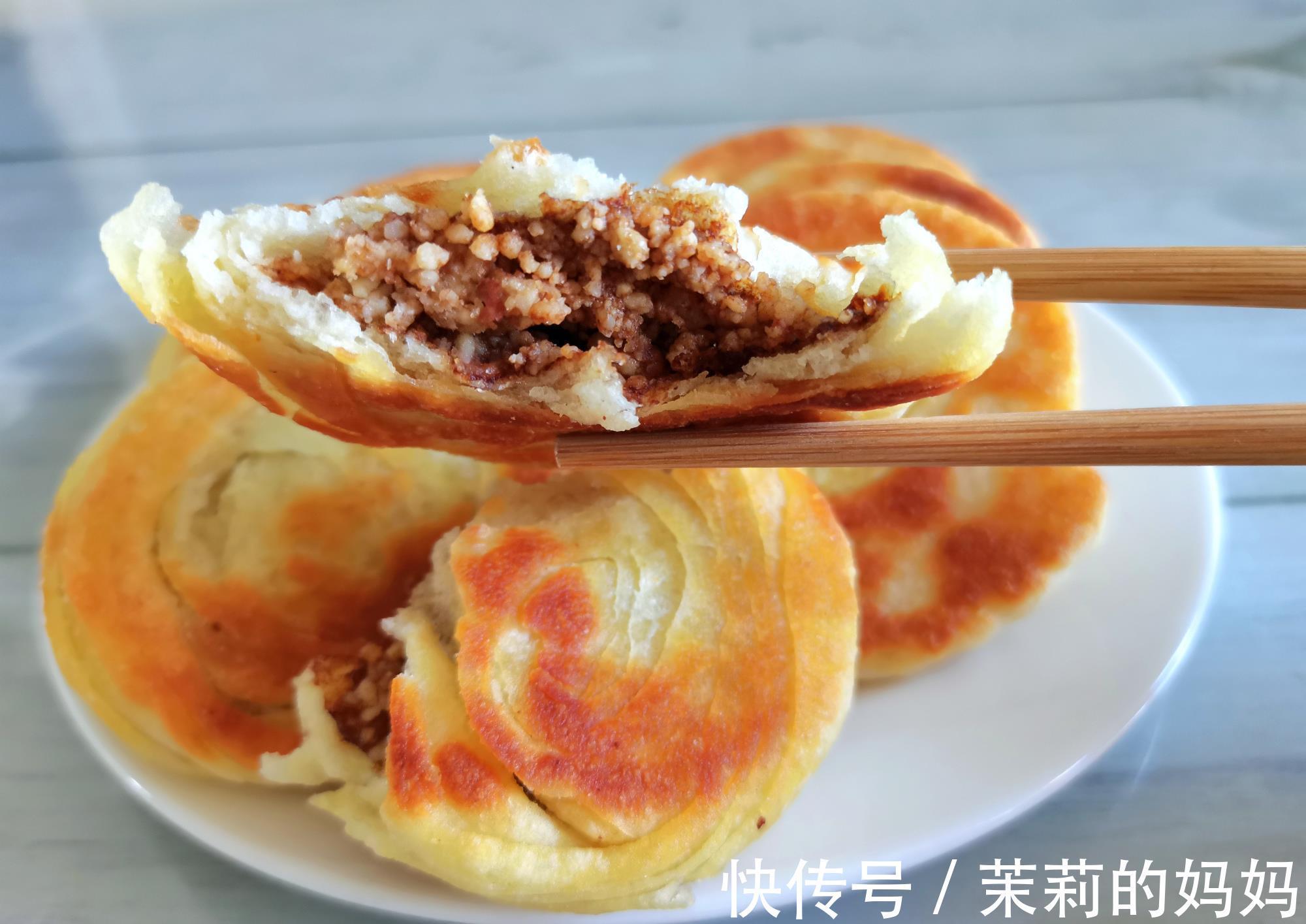 馅料|天气再热,这个馅料的酥饼不能错过,一出锅就吃了三个,真香