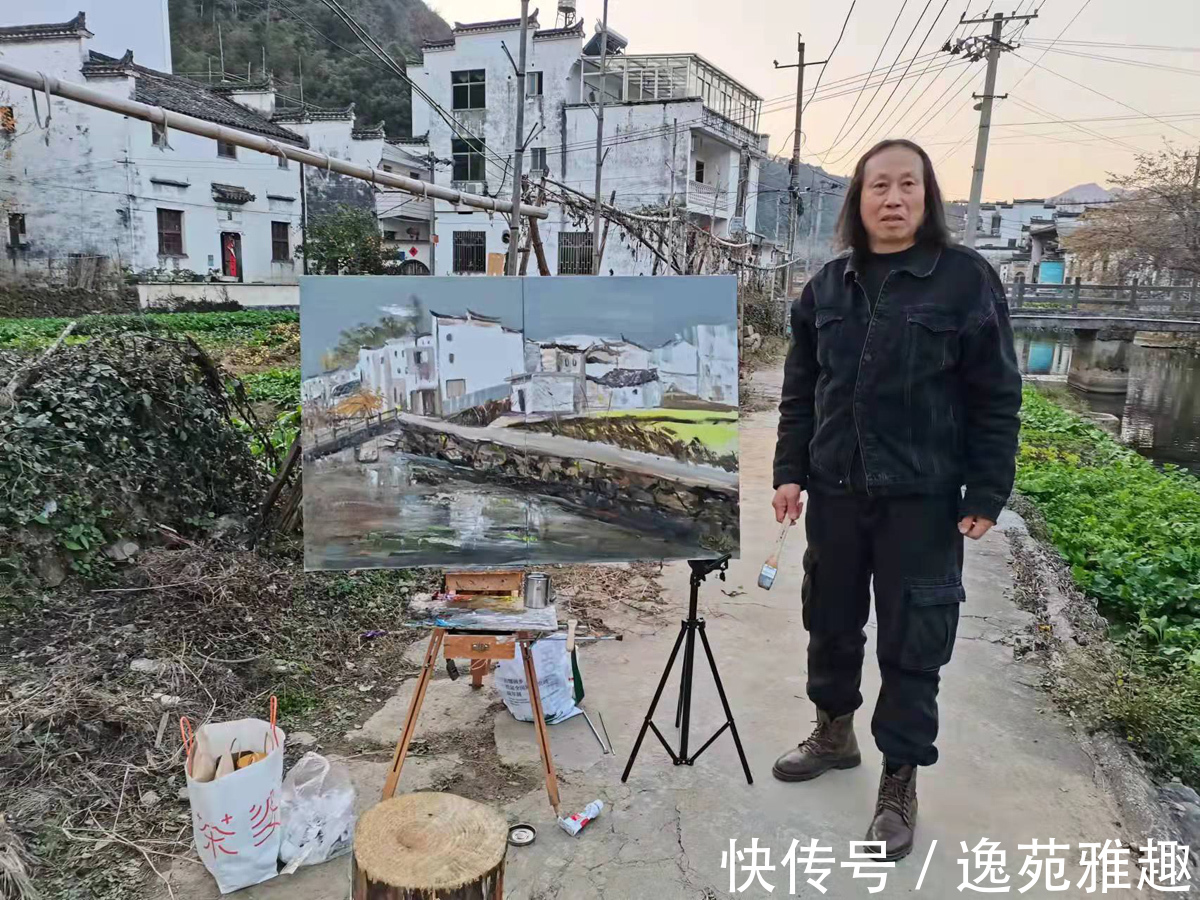 宁夏#「作品欣赏」唯美的婺源,舒适而又惬意!画家邱野写生作品欣赏