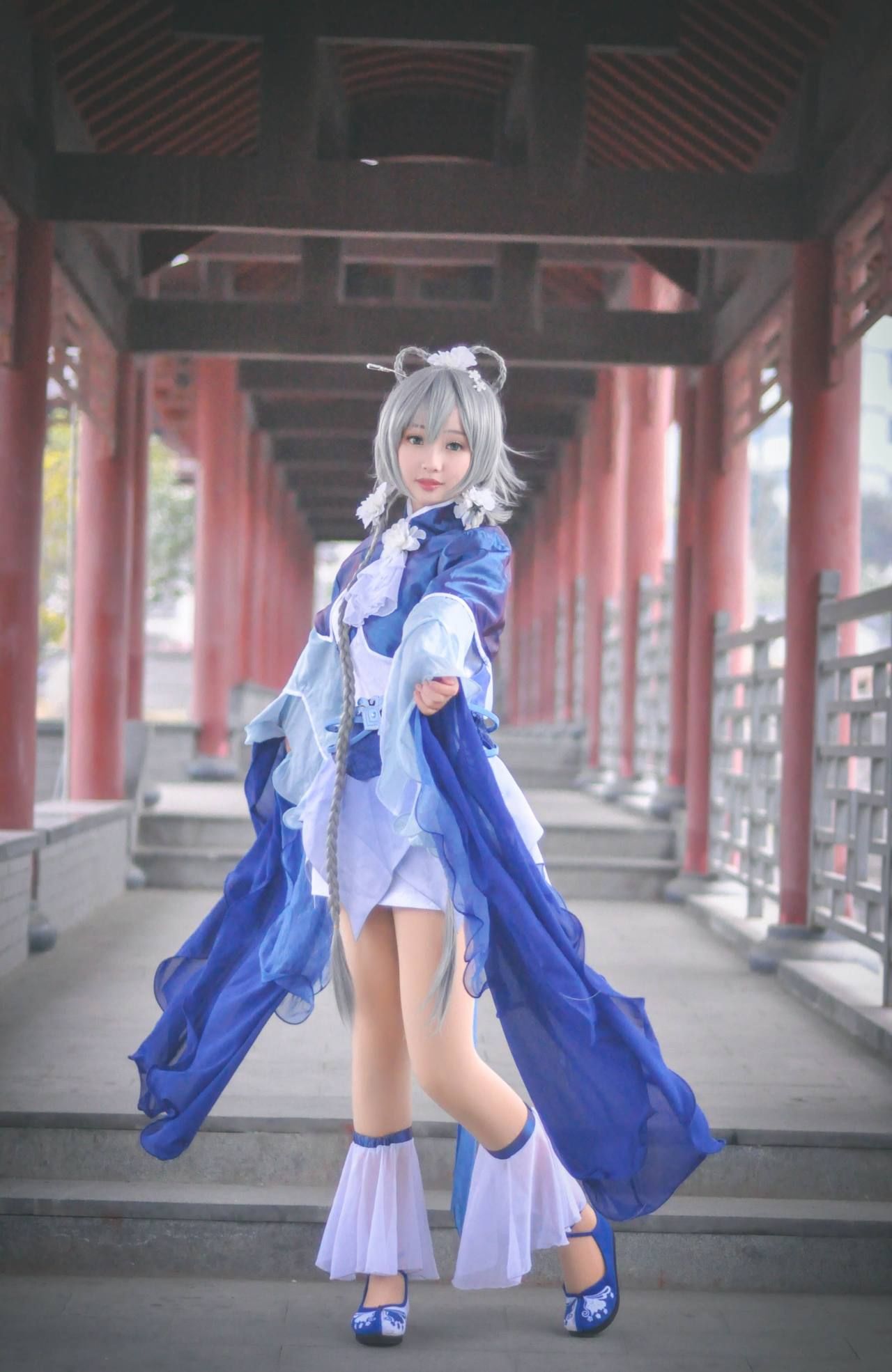 冬至|洛天依冬至芍药cosplay