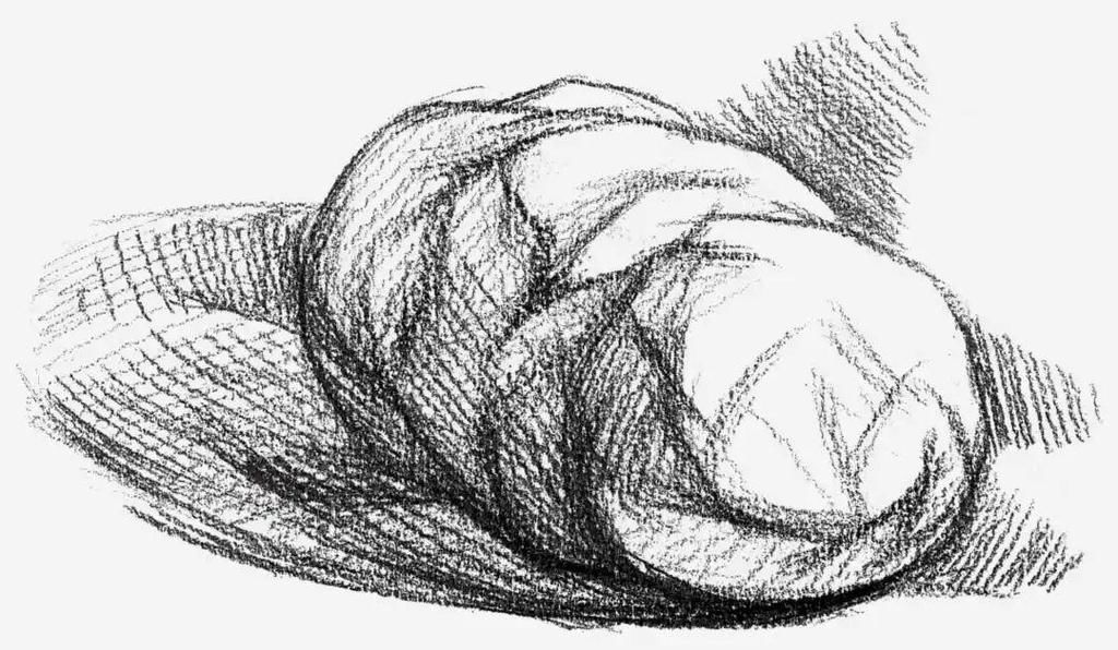 写生#结构素描写生实例:不会画结构素描?老艺术教你画三种常见的素描