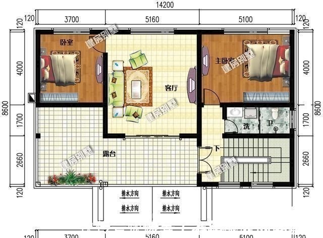 一厅|宅基地深度不够,室内怎么布局看看这2栋典型欧式别墅代表!