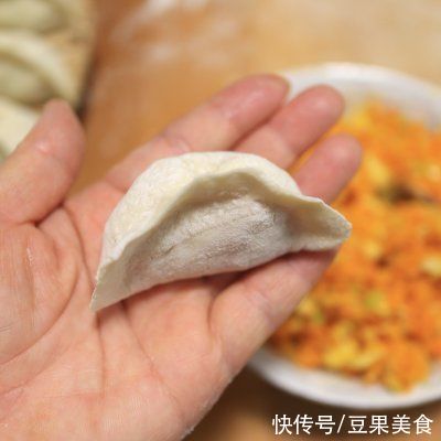 #鲜到鲜得,月满中秋,沉鱼落宴# 鲜香味美的鸡蛋南瓜饺子