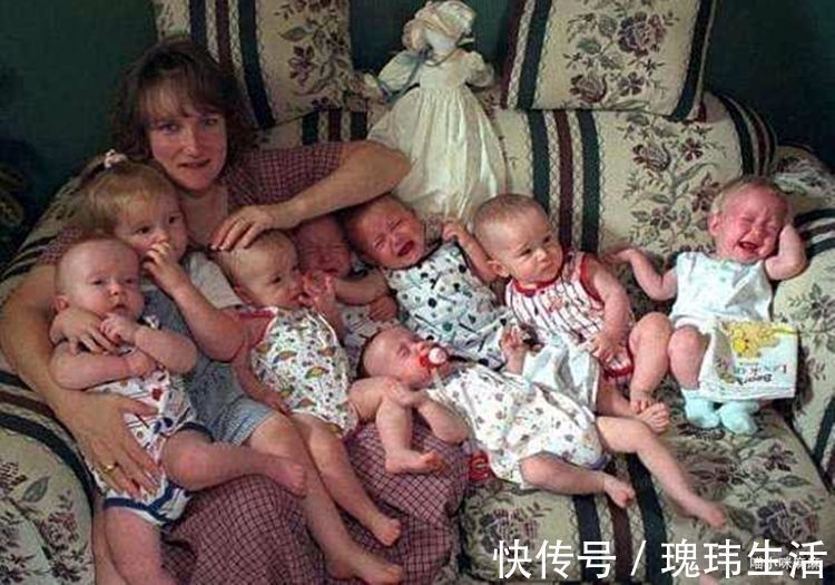 麦考伊|一胎生“一窝”是种什么体验?七胞胎一天用52片尿布,喝42瓶奶粉