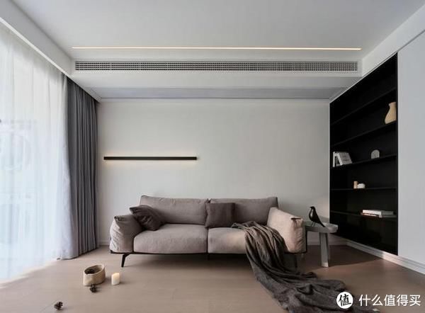 背景墙|南京夫妻129㎡的家，坚持全屋打满柜子，效果不是一般的大气实用