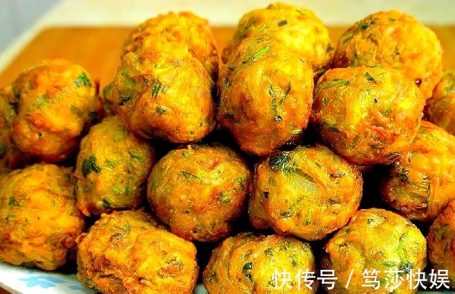 淀粉|炸萝卜丸子,别加错了粉!做好这2步,丸子膨松酥脆,鲜香不油腻