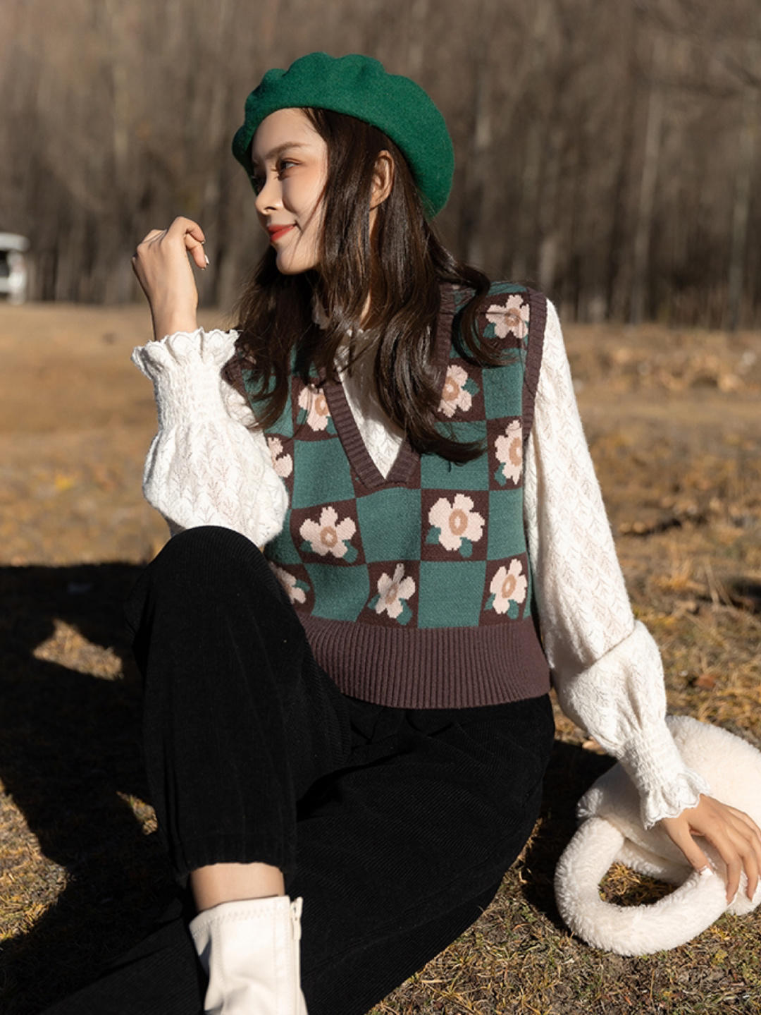 冬天|这个冬天还只会穿羽绒服?一件棕色大衣完全就能够搞定这个冬天,让你穿出女神范!