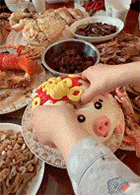 |搞笑GIF:第一次结婚没经验,岳父在上,小婿先干为敬