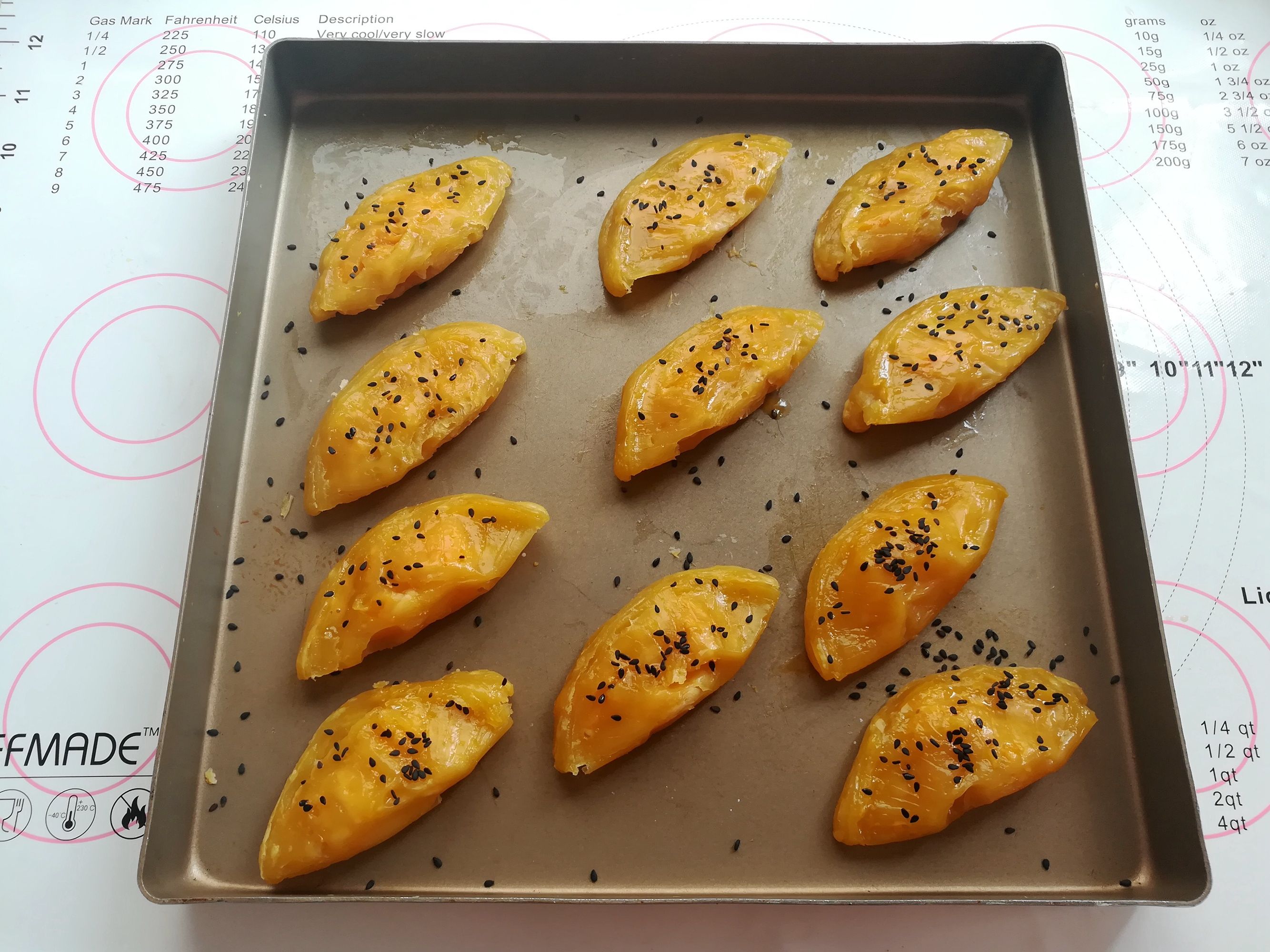 黑芝麻|蛋挞皮换个花样做,香酥可口甜而不腻,简单又好吃,快试试