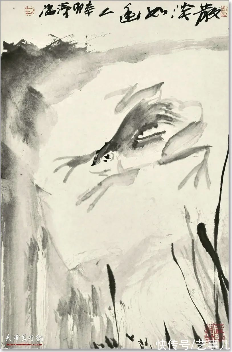 山静居画论#尹沧海教授动物系列作品欣赏:富有诗意的意象世界