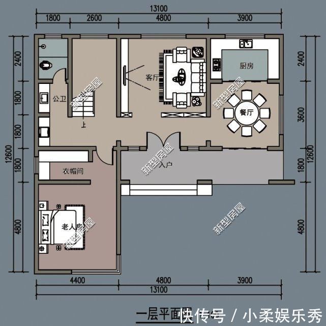 起居室|准备了25万回农村盖别墅，这6套图纸，大家看看哪套好