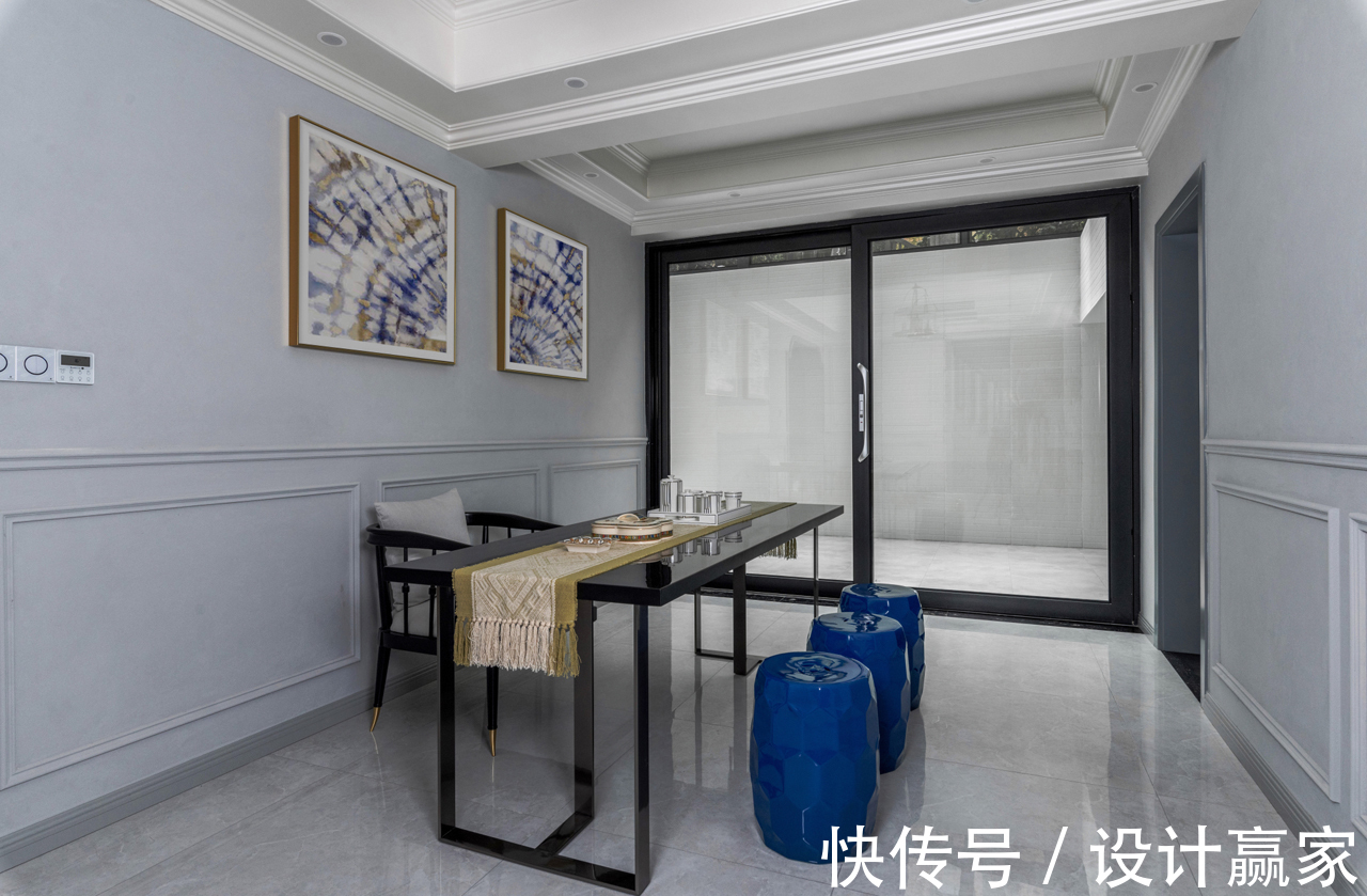 时尚|297㎡时尚美宅,华丽优雅的简美轻奢风,晒晒现场照