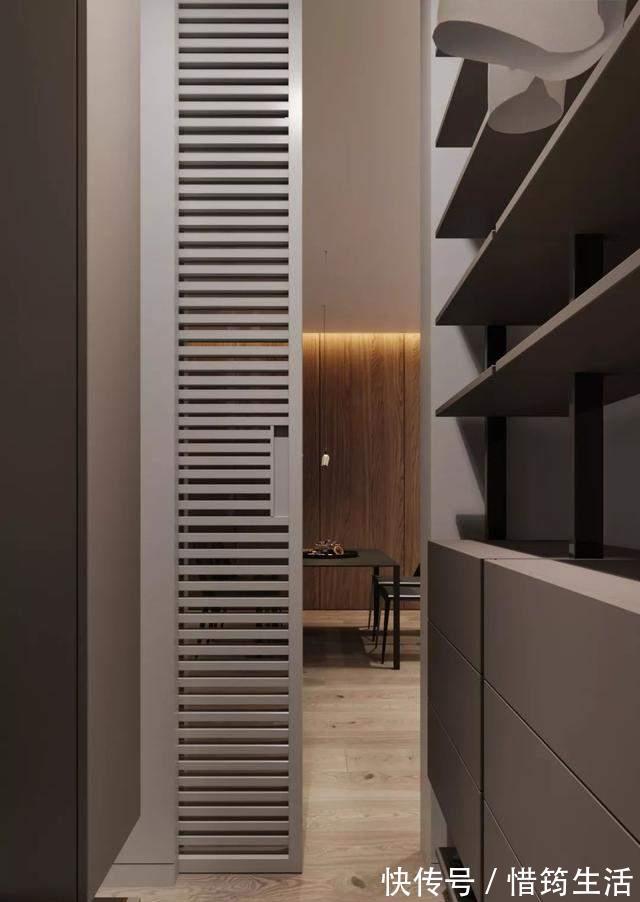 干湿|男主47平精致小家：拥有独立衣帽间，卫生间干湿分离，太帅气了！