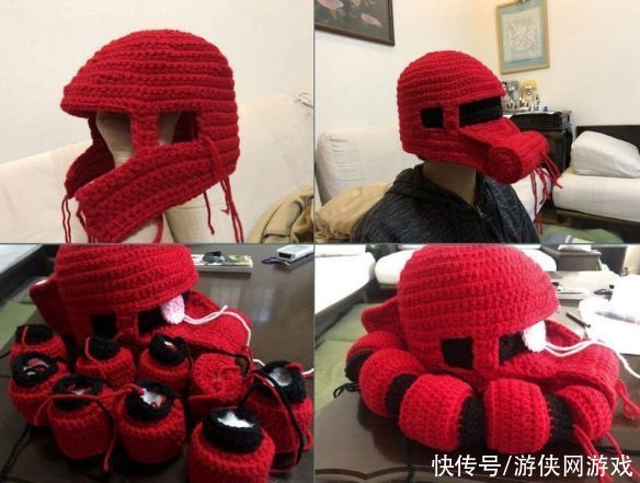 毛线帽|红色有角更保暖！岛国网友制作 夏亚专用扎古毛线帽