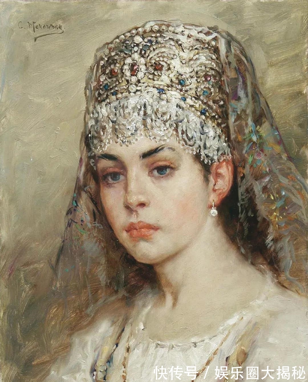 浪漫主义#他是俄罗斯绘画大师,巡回画派创始人之一,油画色彩亮丽甜美