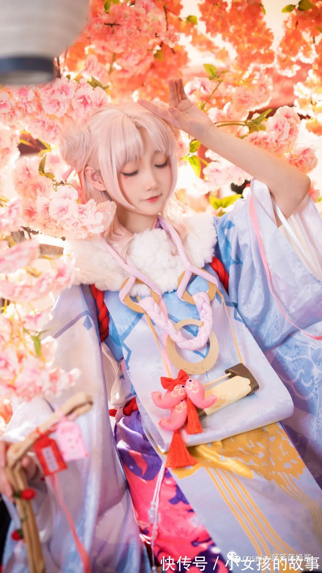 阴阳师|cos:阴阳师缘结神稚雪缱绻cos正片@鹤祈