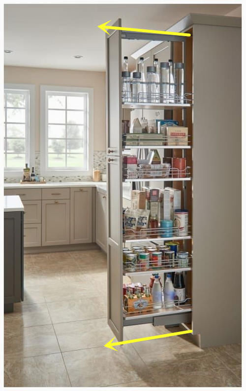 电器柜|再装修,我一定给橱柜留50公分打高柜,有了它厨房能少打4个柜子