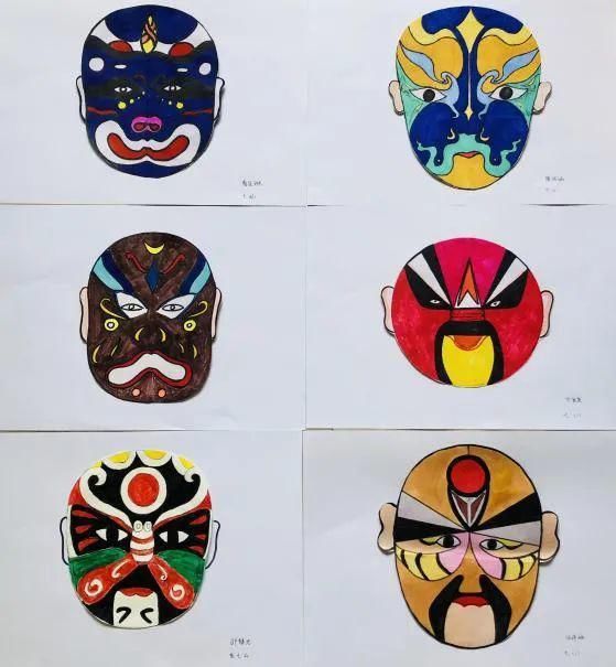  中学|羲城中学英才部举行戏曲脸谱画展