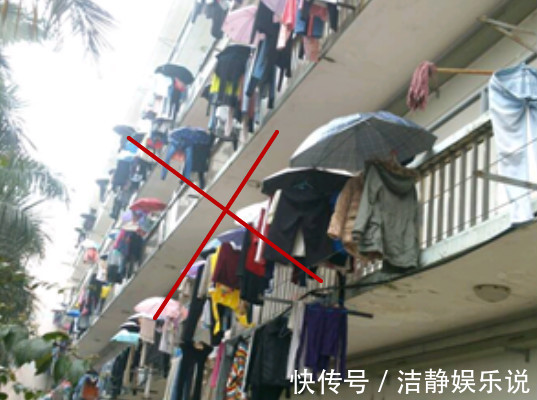 晾衣杆|难怪嫂子是干过家政的，晒衣服从不用衣架，那样做，邻居效仿