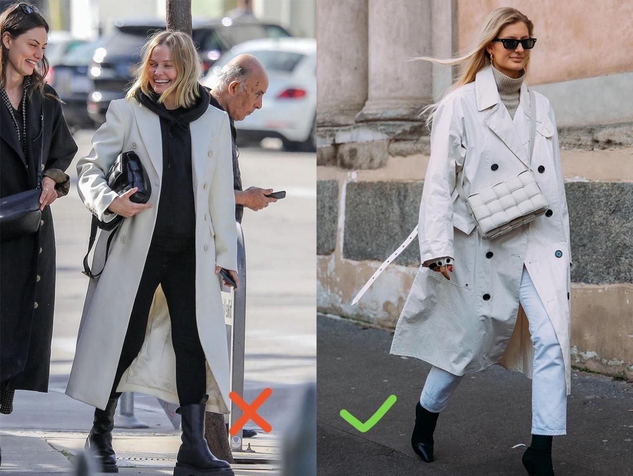 让你穿大衣显高的“选款技巧”，这几招才是精髓，矮个女生必看