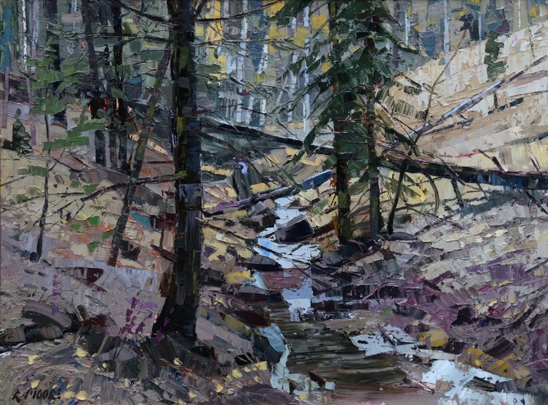 robert|这组小色块油画,色彩生动,美得令人目不暇接